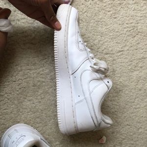 White Nike Air Forces